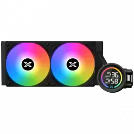 LK 240 Digital (BK AIO,Digital LCD Pump Head & 240mm PWM Fan,Mini ARGB Controller,Intel & AMD Mounting Kit)