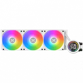 LK 360 Digital Arctic (WH AIO,Digital LCD Pump Head & 360mm PWM Fan,Mini ARGB Controller,Intel & AMD Mounting Kit)