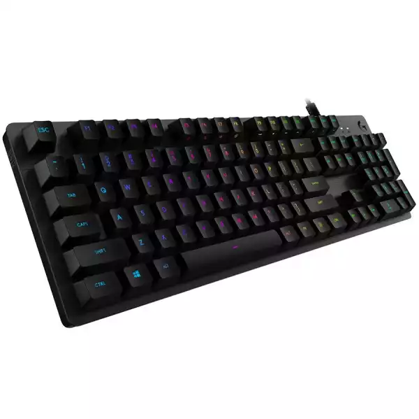 LOGITECH G512 Carbon RGB Mechanical Gaming Keyboard, GX Blue - CARBON - US INT'L - USB - INTNL - G512 CLICKY LOGITECH G512 Carbon RGB Mechanical Gaming Keyboard, GX Blue - CARBON - US INT'L - USB - INTNL - G512 CLICKY
