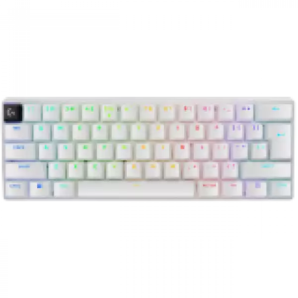 LOGITECH G PRO X 60 LIGHTSPEED Wireless Gaming Keyboard (Tactile) - WHITE - US INT'L - 2.4GHZ/BT - EMEA28-935 - TACTILE SWITCH