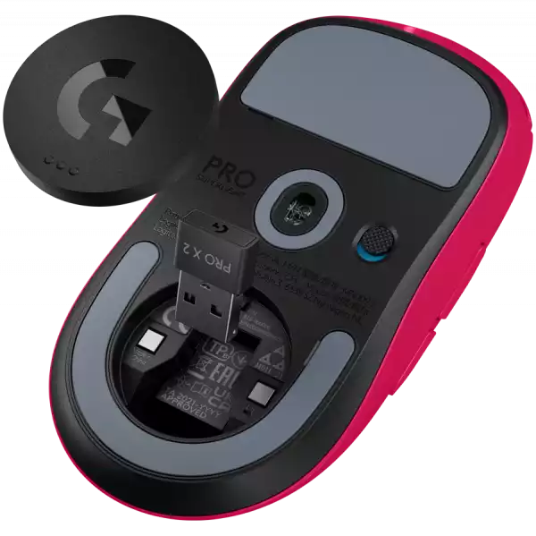 LOGITECH G PRO X SUPERLIGHT 2 LIGHTSPEED Gaming Mouse - MAGENTA - EER LOGITECH G PRO X SUPERLIGHT 2 LIGHTSPEED Gaming Mouse - MAGENTA - EER