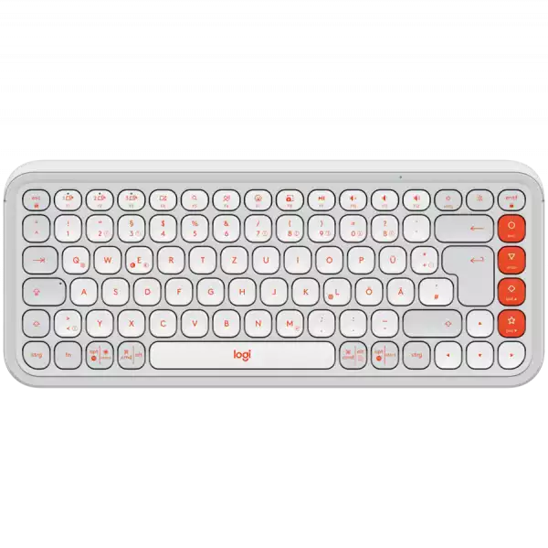 LOGITECH POP ICON KEYS - OFF WHITE - US INT'L - BT  - INTNL-973