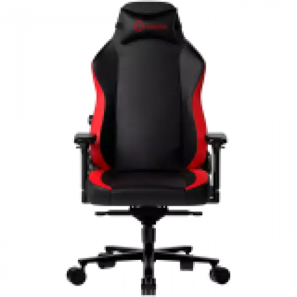 LORGAR Embrace 533, Gaming chair, PU eco-leather, 1.8 mm metal frame, multiblock mechanism, 4D armrests, 5 Star aluminium base, Class-4 gas lift, 75mm PU casters, Black + red