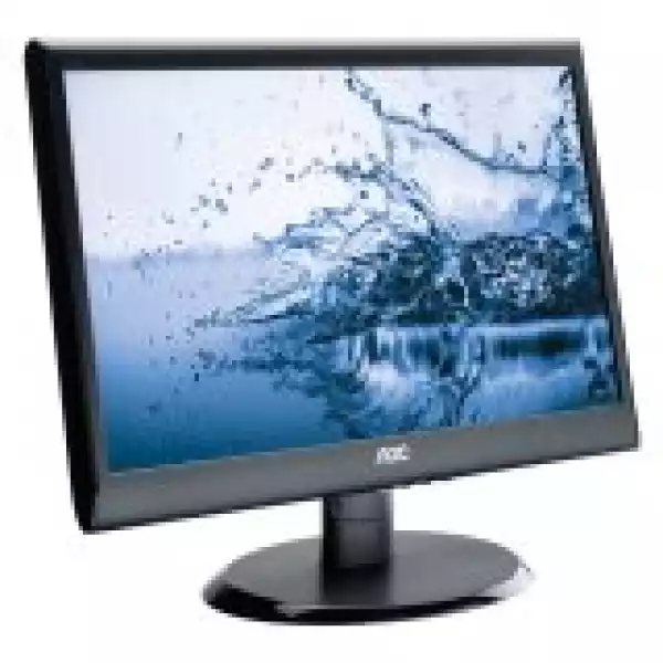 Монитор AOC 18.5''(47cm) LED E950SWDAK (18.5'', 16:9, 1366x768, LED, 250 cd/m2, 20.000.000 : 1, 5 ms, 178/170°, VGA, DVI-D, Speakers, Black, Warranty 3y)