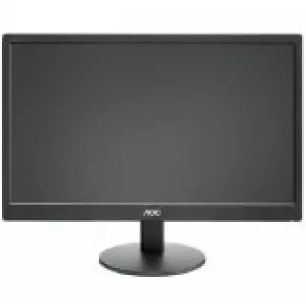 Монитор AOC LED E2070SWN (19.5'', TN, 16:9, 1600x900, 5 ms, 600:1, 20M:1, 90/50, 200 cd/m2, VGA, Tilt: -3/+10, VESA) Black