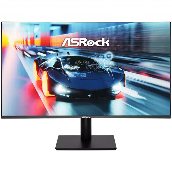 Монитор Asrock Gaming, 24.5 FHD(1920x1080) IPS, Anti-Glare, 120 Hz, 103 sRGB, 16:9, 1300:1, 300 nits, 178/178, 1ms (MPRT), Flicker-free, Tiltt Adjustment, 1x HDMI 1.4, 1x VGA, 3Y