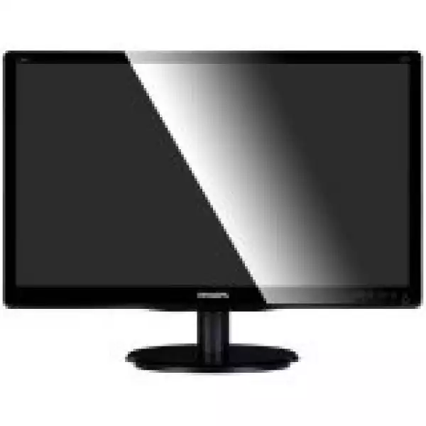 Монитор  LED Philips 246V5LSB/00, V-line, 24'' 1920x1080@60Hz, 16:9, TN, 5ms, 250nits,  Black, 3 Years, VESA100x100/VGA/DVI