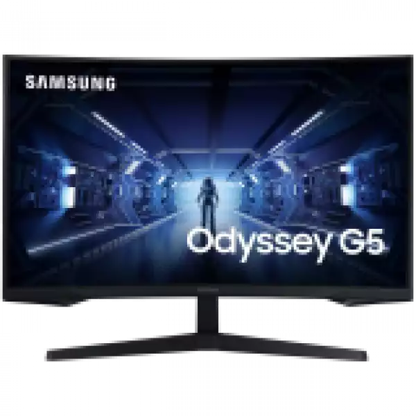 Монитор  LED Samsung LC34G55TWWPXEN Odyssey G55T, 34'' UWQHD Curved 1000R 21:9 (3440x1440) VA 165Hz, 250 cd/2, 2500:1, HDR10, 1ms (MPRT), 178/178, FS Premium, 1xDP 1xHDMI, 3.5 Jack, Tilt, VESA 75x75, 2Y