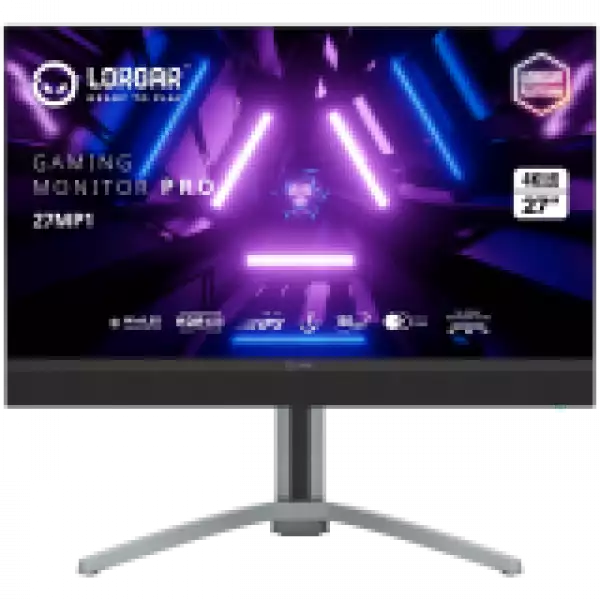 Монитор LORGAR 27MP1, UHD MiniLED Gaming Pro, 27'' (3840*2160) fast IPS flat monitor, black/milky grey