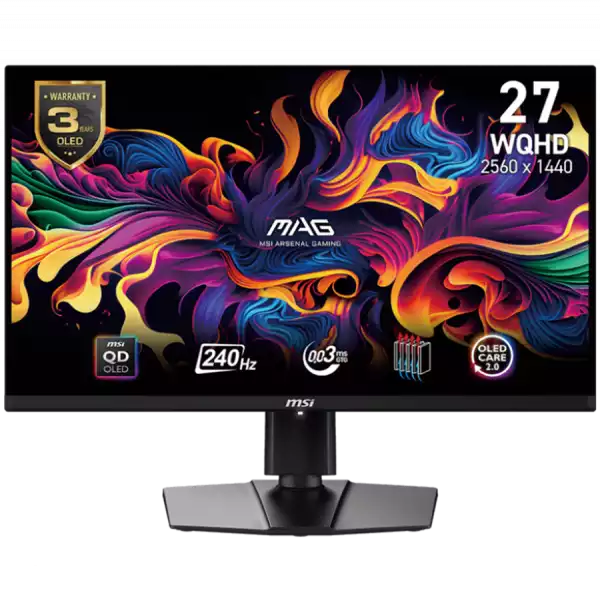 Монитор MSI MAG 271QPX QD-OLED E2 Gaming, 27