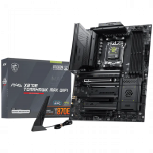 MSI MAG X870E TOMAHAWK MAX WIFI, ATX, Socket AM5, 4x DDR5 Dual Channel DDR5 up to 8400(OC)MHz, 3x PCIe 3.0 x16 slot, 4x M.2 slot, 4x USB 2.0, 3x USB 5Gbps, 2x USB 10Gbps, 1x 10Gbps Type-C, 2x 40Gbps Type-C, HDMI, 7.1 HD Audio, 5G LAN, WiFI 7, BT, 3Y