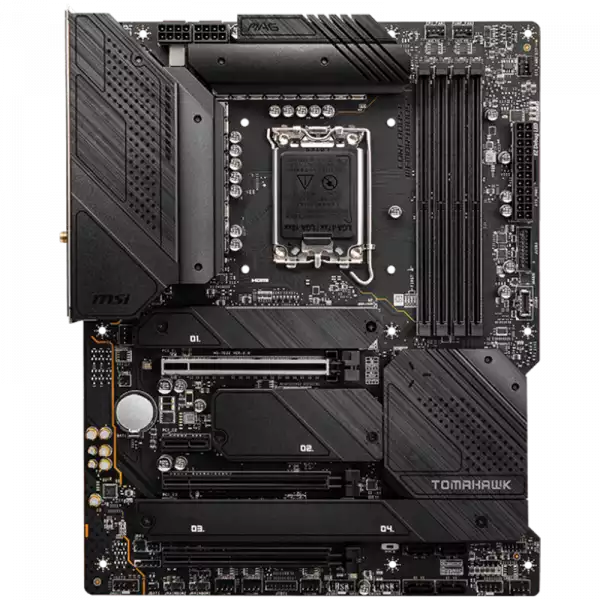 MSI MAG Z690 TOMAHAWK WIFI, ATX, Socket 1700, Dual Channel DDR5 6400(OC)MHz, 3x PCIe x16 slots, 4x M.2 slots, 1x HDMI, 1x DP, 1x USB3.2 Gen2x2, 3x USB 3.2 Gen 2, 2x USB 3.2 Gen 1, 2x USB 2.0, Type-C, 7.1 HD Audio, 2.5Gbps LAN, WI-FI 6E, BT, 3Y MSI MAG Z690 TOMAHAWK WIFI, ATX, Socket 1700, Dual Channel DDR5 6400(OC)MHz, 3x PCIe x16 slots, 4x M.2 slots, 1x HDMI, 1x DP, 1x USB3.2 Gen2x2, 3x USB 3.2 Gen 2, 2x USB 3.2 Gen 1, 2x USB 2.0, Type-C, 7.1 HD Audio, 2.5Gbps LAN, WI-FI 6E, BT, 3Y