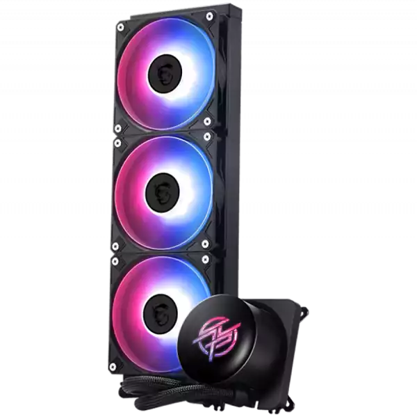 MSI MPG CORELIQUID P13 360, 3x120mm Pre-installed CycloBlade 9 ARGB Daisy Chain Fans, 2.1-inch LCD screen, Copper Base, UNI BRACKET, Intel LGA 1700/1851, AMD AM5/AM4, 5Y Warranty MSI MPG CORELIQUID P13 360, 3x120mm Pre-installed CycloBlade 9 ARGB Daisy Chain Fans, 2.1-inch LCD screen, Copper Base, UNI BRACKET, Intel LGA 1700/1851, AMD AM5/AM4, 5Y Warranty