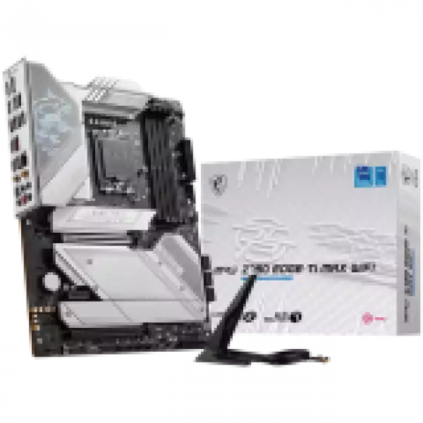 MSI MPG Z790 EDGE TI MAX WIFI, ATX, LGA 1700, Dual Channel 4xDDR5 7800+(OC)MHz, 2x PCIe x16 slots, 5x M.2 slots, 1x HDMI, 1x DP, 1x USB 3.2 Gen 2x2, 4x USB 3.2 Gen 2, 4x USB 2.0, Type-C, 7.1 HD Audio, 2.5Gbps LAN, WI-FI 6E, BT, 3Y