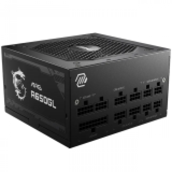MSI Power Supply MAG A650GL, EU, 650W, Fully-Modular, 80 Plus Gold, Color Box, Pallet packing,7Y Warranty
