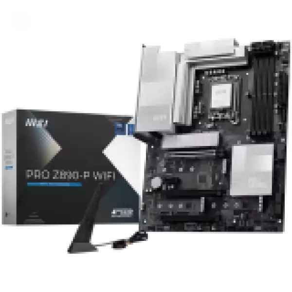 MSI PRO Z890-P WIFI, LGA 1851, Dual Channel DDR5 up to 9200(OC)MHz, 3x PCIe x16 slots, 4x M.2 slot, 4xUSB 2.0, 2xUSB 5Gbps A, 1xUSB 10Gbps A, 1xUSB 10Gbps C, 1x HDMI, 1x Type-C DP,1x DP, 5GbpsLAN, 7.1 Audio, 3y warranty MSI PRO Z890-P WIFI, LGA 1851, Dual Channel DDR5 up to 9200(OC)MHz, 3x PCIe x16 slots, 4x M.2 slot, 4xUSB 2.0, 2xUSB 5Gbps A, 1xUSB 10Gbps A, 1xUSB 10Gbps C, 1x HDMI, 1x Type-C DP,1x DP, 5GbpsLAN, 7.1 Audio, 3y warranty