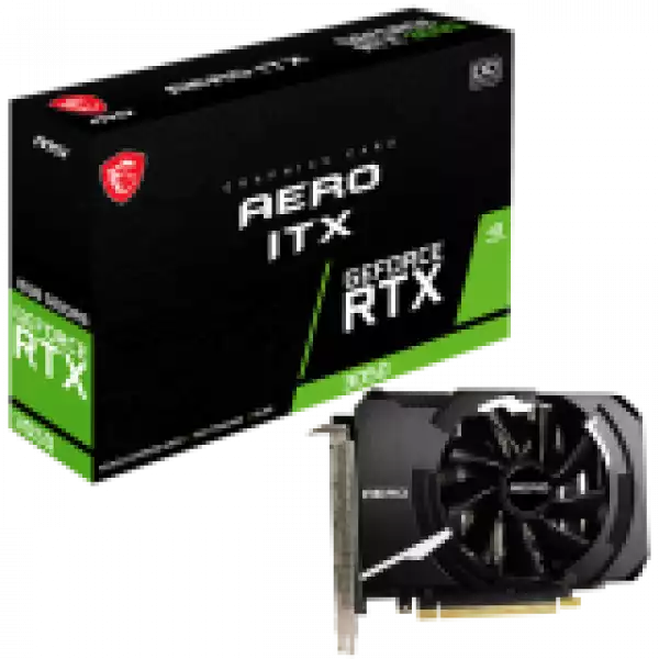 MSI Video Card NVidia GeForce RTX 3050 AERO ITX 8G OC, 8GB GDDR6, 128bit, Effective Memory Clock: 14000MHz, Boost: 1807MHz, 2560 CUDA Cores, PCI-E 4.0 x8, 3x DP, HDMI 2.1, RAY TRACING, 550W Recommended PSU, Backplate, 3Y MSI Video Card NVidia GeForce RTX 3050 AERO ITX 8G OC, 8GB GDDR6, 128bit, Effective Memory Clock: 14000MHz, Boost: 1807MHz, 2560 CUDA Cores, PCI-E 4.0 x8, 3x DP, HDMI 2.1, RAY TRACING, 550W Recommended PSU, Backplate, 3Y