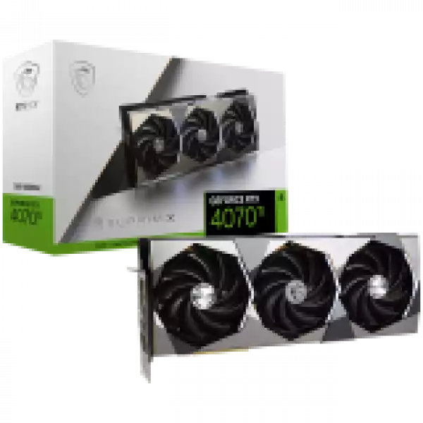 MSI Video Card Nvidia GeForce RTX 4070 Ti SUPRIM X 12G, 12GB GDDR6X, 192bit, Effective Memory Clock: 21000MHz, Boost: 2775 MHz, 7680 CUDA Cores, PCIe 4.0, 3x DP 1.4a, HDMI 2.1a, RAY TRACING, Triple Fan, 750W Recommended PSU, 3Y