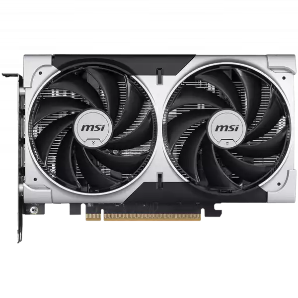 MSI Video Card NVIDIA GeForce RTX 5050 8G VENTUS 2X OC, 8GB GDDR6, 128-bit, 2602 MHz Boost, 2560 CUDA Cores, PCIe 5.0 (x8), 3x DP 2.1b, HDMI 2.1b, RAY TRACING, Dual Fan, 130W TDP, 8-pin PCIe Power, G-SYNC, 2-Slot, 3Y MSI Video Card NVIDIA GeForce RTX 5050 8G VENTUS 2X OC, 8GB GDDR6, 128-bit, 2602 MHz Boost, 2560 CUDA Cores, PCIe 5.0 (x8), 3x DP 2.1b, HDMI 2.1b, RAY TRACING, Dual Fan, 130W TDP, 8-pin PCIe Power, G-SYNC, 2-Slot, 3Y