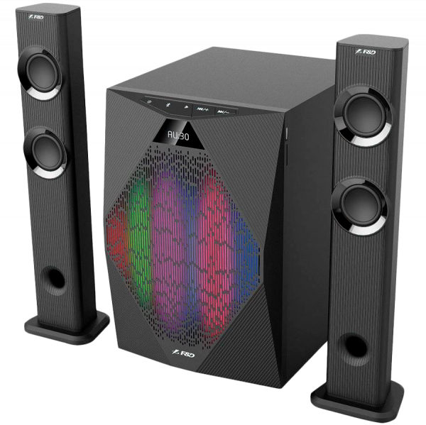 Multimedia Speakers F&D T-300X 2.1 TV, 17.5Wx2+35W (70W  RMS), Satellite driver: 2