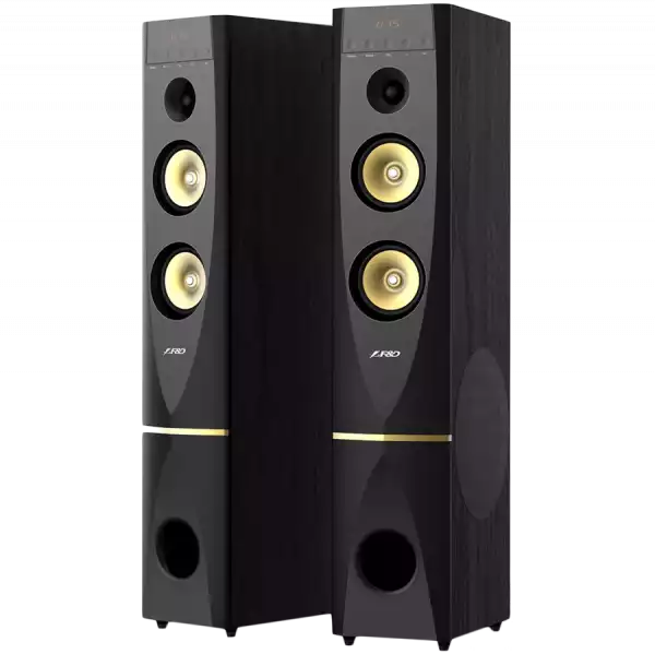 Multimedia Speakers F&D T-88X, 300W, 2pcs 10” subwoofer, OPTICAL, Bluetooth 4.0, AUX, USB, Remote Control, LED screen display, support 2way microphone input and wireless microphone