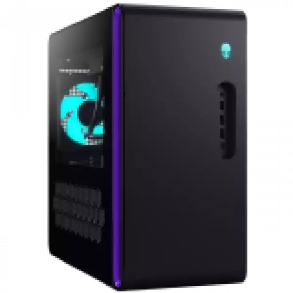 Настолен Компютър Alienware Aurora R16, Intel Core i9-14900KF (24C, 68MB Cache, up to 6.0GHz), 64GB (2x32GB) DDR5, 4TB M.2 SSD, NVIDIA GeForce RTX4080 SUPER 16GB, (2x2)WiFi6+BT, US KBD+Mouse, Game Pass, Win 11 Pro, 3Y Basic Onsite