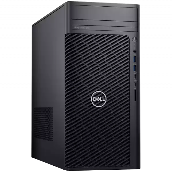 Настолен Компютър Dell Precision 3680 Tower, Intel Core i7-14700 (20C, 28T, 33MB Cache, up to 5.4GHz), 16GB (2x8GB) DDR5, 512GB M.2 SSD, NVIDIA T1000 8GB, no WiFi, Mouse + US KBD, Win 11 Pro, 3Y ProSupport Настолен Компютър Dell Precision 3680 Tower, Intel Core i7-14700 (20C, 28T, 33MB Cache, up to 5.4GHz), 16GB (2x8GB) DDR5, 512GB M.2 SSD, NVIDIA T1000 8GB, no WiFi, Mouse + US KBD, Win 11 Pro, 3Y ProSupport