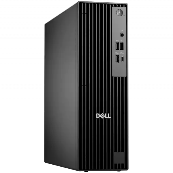 Настолен Компютър Dell Pro Slim (QCS1250), Intel Core i3-14100 (4C, up to 4.7GHz), 16GB (1x16GB) DDR5, 512GB M.2 SSD, Integrated Graphics, BG KBD, Mouse, Ubuntu, 3Y ProSupport
