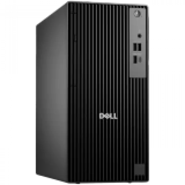 Настолен Компютър Dell Pro Tower (QCT1250), Intel Core i3-14100 (4C, up to 4.7GHz), 8GB (1x8GB) DDR5, 512GB M.2 SSD, Integrated Intel Graphics, 8xDVD+/-RW, BG KBD, Mouse, Ubuntu, 3Y ProSupport