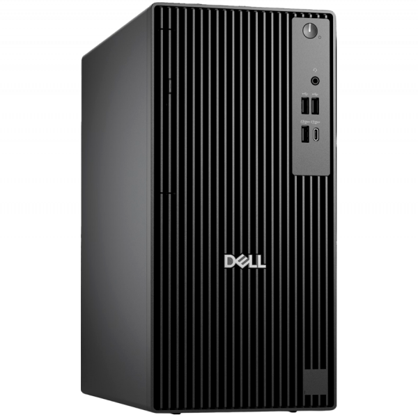 Настолен Компютър Dell Pro Tower (QCT1250), Intel Core i3-14100(4C, 8T, 12MB, up to 4.7GHz), 8GB(1x8GB) DDR5, 512GB M.2 SSD, Integrated Graphics, 8x DVD+/-RW, BG KBD+Mouse, Ubuntu, 3Y ProSupport