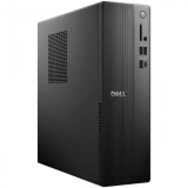 Настолен Компютър Dell Slim Desktop (ECS1250), Intel Core i5 14400 (10C, 16T, 20MB cache, up to 4.7GHz), 8GB (1x8GB) DDR5, 512GB M.2 SSD, Intel UHD Graphics 730,  Wi-Fi+BT,  BG KBD, Mouse, Ubuntu, 3Y ProSupport