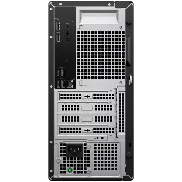 Настолен Компютър Dell Tower (ECT1250), Intel Core i5 14400 (10C, 16T, 20MB cache, up to 4.7GHz), 8GB (1x8GB) DDR5, 512GB M.2 SSD, Intel UHD Graphics 730,  Wi-Fi+BT,  BG KBD, Mouse, Ubuntu, 3Y ProSupport