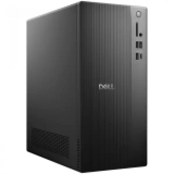 Настолен Компютър Dell Tower (ECT1250), Intel Core i5 14400 (10C, 16T, 20MB cache, up to 4.7GHz), 8GB (1x8GB) DDR5, 512GB M.2 SSD, Intel UHD Graphics 730,  Wi-Fi+BT,  BG KBD, Mouse, Ubuntu, 3Y ProSupport