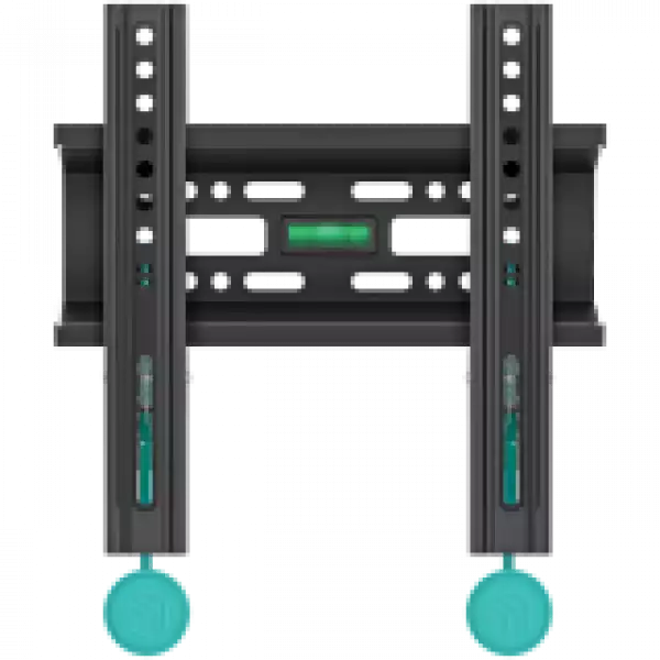 ONKRON Fixed TV Wall Mount for 17 to 43-inch Flat Panel TVs Digital Panels 30 kg, Black