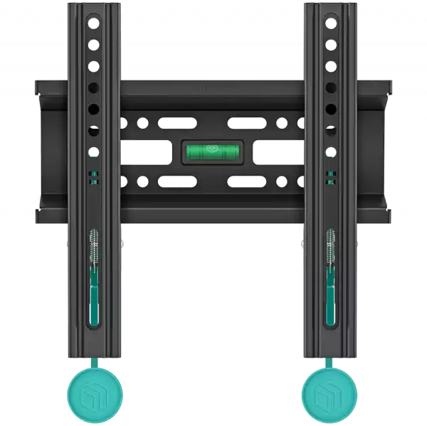 ONKRON Fixed TV Wall Mount for 17 to 43-inch Flat Panel TVs Digital Panels 30 kg, Black
