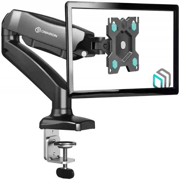 ONKRON Monitor Desk Mount for 13 to 32-Inch LCD LED OLED Screens up to 8 kg, Black ONKRON Monitor Desk Mount for 13 to 32-Inch LCD LED OLED Screens up to 8 kg, Black