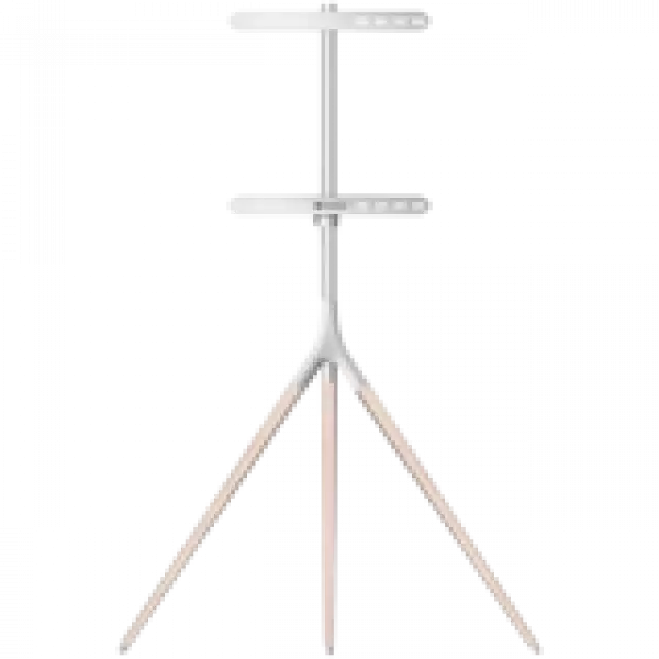 ONKRON Tripod Easel TV Stand for 32” – 65 Inch LED LCD OLED Screens up to 35 kg, White