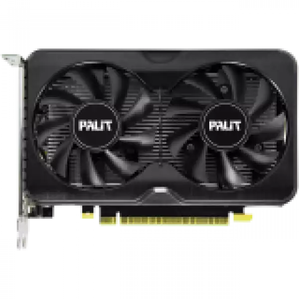 Palit GeForce GTX 1630 Dual 4GB DDR6, 64 bit, 1x HDMI, 2x DP, PCI-E 3.0 x16, recom. power 300W, Pwr consump. 75W, 1x 6-pin pwr connector, NE6163001BG6-1175D