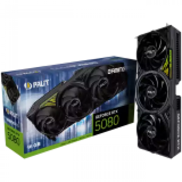 PALIT GeForce RTX 5080 GamingPro V1 16GB GDDR7, 256 bit, 1x HDMI 2.1b, 3x DP 2.1b, 3 Fan, 1x 16-pin pwr connector, 850W, 331.9 x 127.1 x 60 mm, NE75080019T2-GB2031Y PALIT GeForce RTX 5080 GamingPro V1 16GB GDDR7, 256 bit, 1x HDMI 2.1b, 3x DP 2.1b, 3 Fan, 1x 16-pin pwr connector, 850W, 331.9 x 127.1 x 60 mm, NE75080019T2-GB2031Y