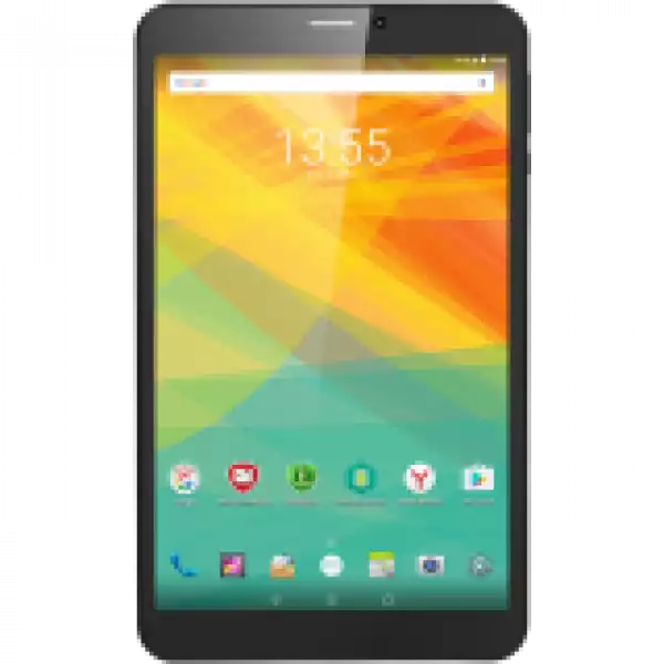 Prestigio Wize 3418 4G, 8''(800*1280)IPS display, Single SIM, Android 6.0, up to 1.1GHz 64-bit quad core, 1GB DDR, 8GB Flash, 0.3MP Front + 2.0MP rear camera, 4200mAh battery, color/Black