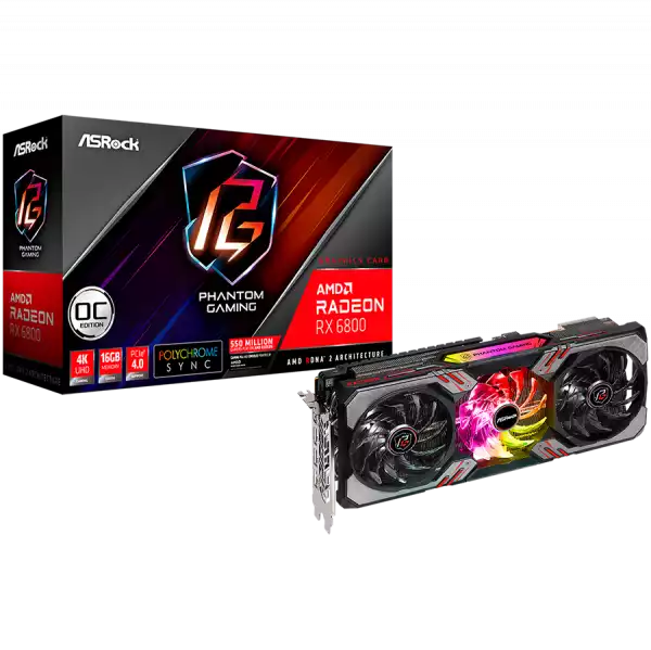 Radeon RX 6800 Phantom Gaming D 16G OC