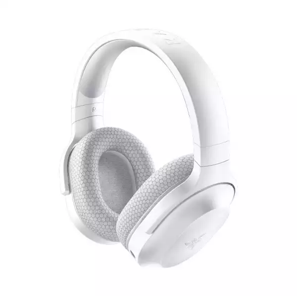 Razer Barracuda X Mercury White Wireless Multi-platform Gaming and Mobile Headset, Razer TriForce 40mm Drivers, Detachable HyperClear Cardioid Mic, Ultra-soft FlowKnit mem foam, 7.1 audio, 50hrs, Dual Wireless, Type-C, Compt PC, PlSt, MD, Ad, iOs
