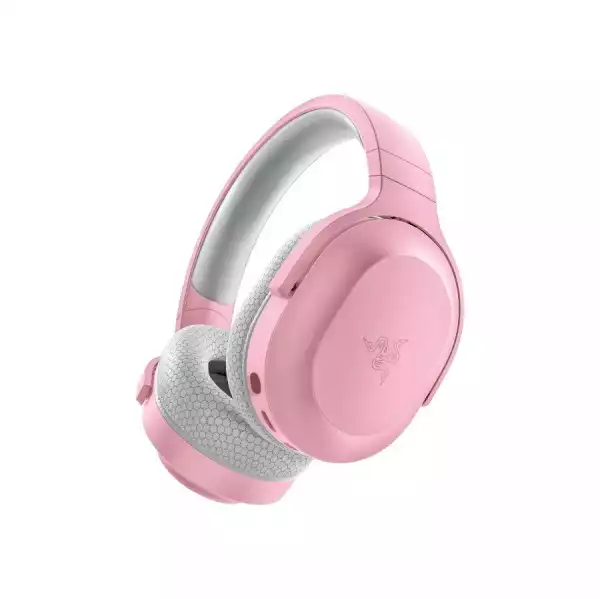 Razer Barracuda X Quartz Wireless Multi-platform Gaming and Mobile Headset, Razer TriForce 40mm Drivers, Detachable HyperClear Cardioid Mic, Ultra-soft FlowKnit mem foam, 7.1 audio, 50hrs, Dual Wireless, Type-C, Compatible PC, PlaySt, MD, Andr, iOs