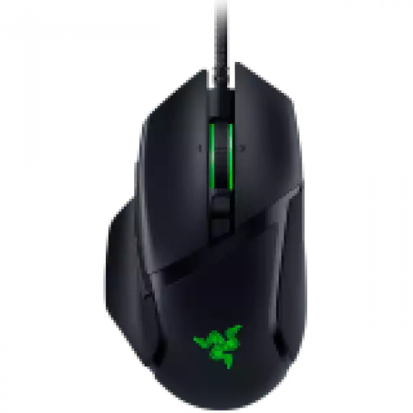 Razer Basilisk V3, 2nd-gen Razer Optical Mouse Switch rated for 70 million clicks, Optical Sensor - 26,000 DPI, 4-way Razer HyperScroll tilt wheel, Electronically actuated notched and free-spinning modes, Razer Speedflex Cable, Razer Chroma RGB