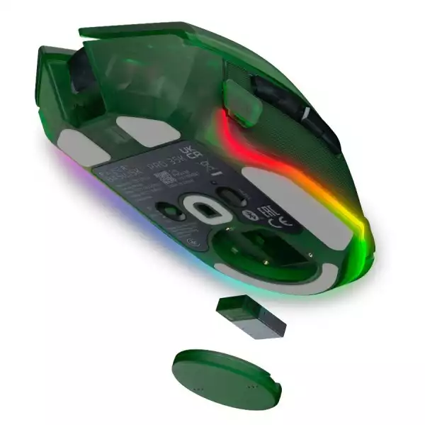 Razer Basilisk V3 Pro 35K Phantom Green Edition, Gaming mouse, Ergonomic Wireless Gaming Mouse, Charging Cable USB Type C, 30000DPI, Optical Mouse Switches Gen-3, 63 g, Focus Pro 30K Optical Sensor Razer Basilisk V3 Pro 35K Phantom Green Edition, Gaming mouse, Ergonomic Wireless Gaming Mouse, Charging Cable USB Type C, 30000DPI, Optical Mouse Switches Gen-3, 63 g, Focus Pro 30K Optical Sensor