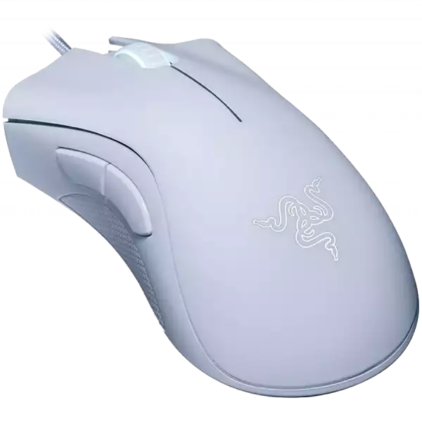 RAZER DeathAdder Essential White Gaming Mouse, 6400 DPI