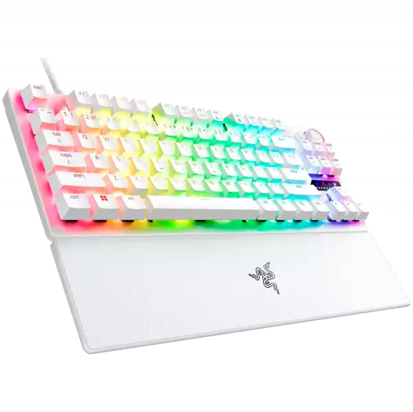 RAZER Huntsman V3 Pro Tenkeyless Gaming Keyboard - White - US Layout