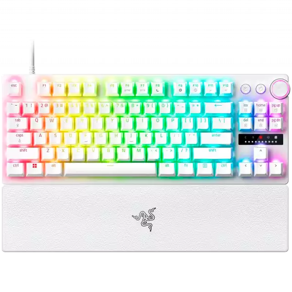 RAZER Huntsman V3 Pro Tenkeyless Gaming Keyboard - White - US Layout
