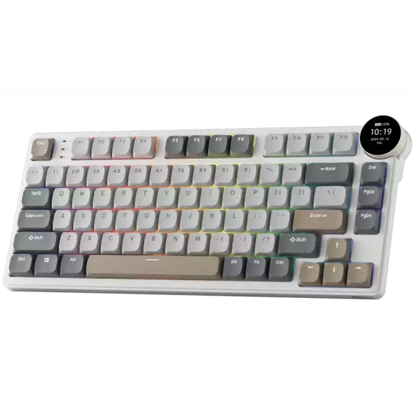 ROYAL KLUDGE RK N80 Pearly Dawn Gaming Keyboard Red switch