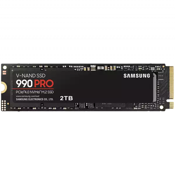 SAMSUNG SSD 990 PRO 2TB M.2 NVMe PCIe 4.0 up to 7.450 MB/s read + up to 6.900 MB/s write
